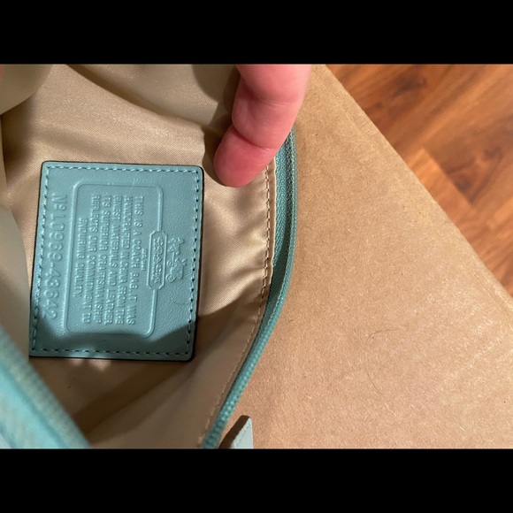 TEAL COACH SATCHEL - Picture 8 of 8
